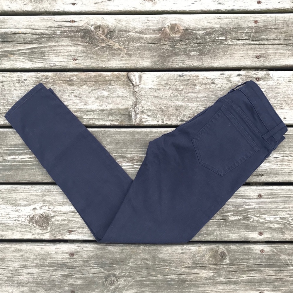 The Kooples Short Fit Super Skinny Jeans In Navy